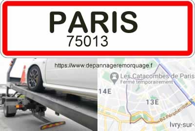 dépannage auto Paris 13ème arrondissement